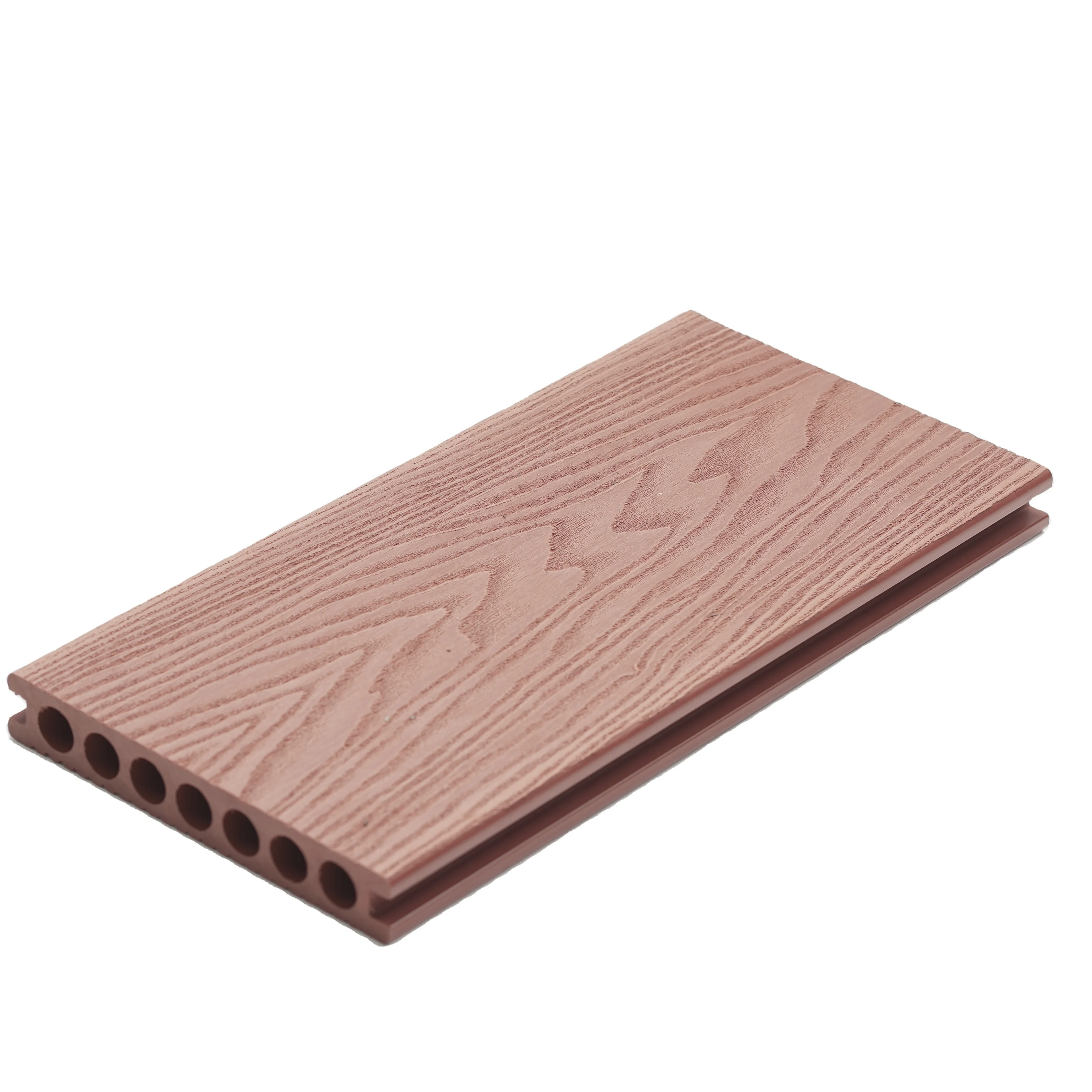 cheap price and anti-slip WPC decking flooring grey color for garden house