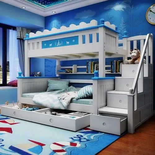 Twin Full Twin double over double Bunk Beds for Kids adult with Ladder