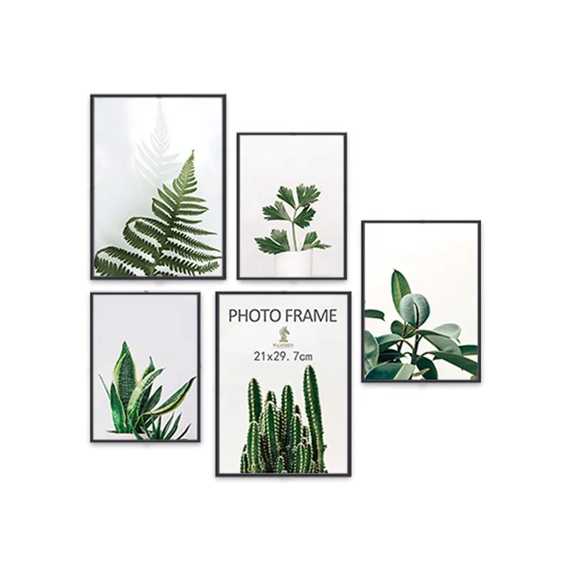 Pvc Picture Photo Frame Hot Selling Wholesales 4x6 5x7 6x8 8x10 Custom Wall Art Standing Table