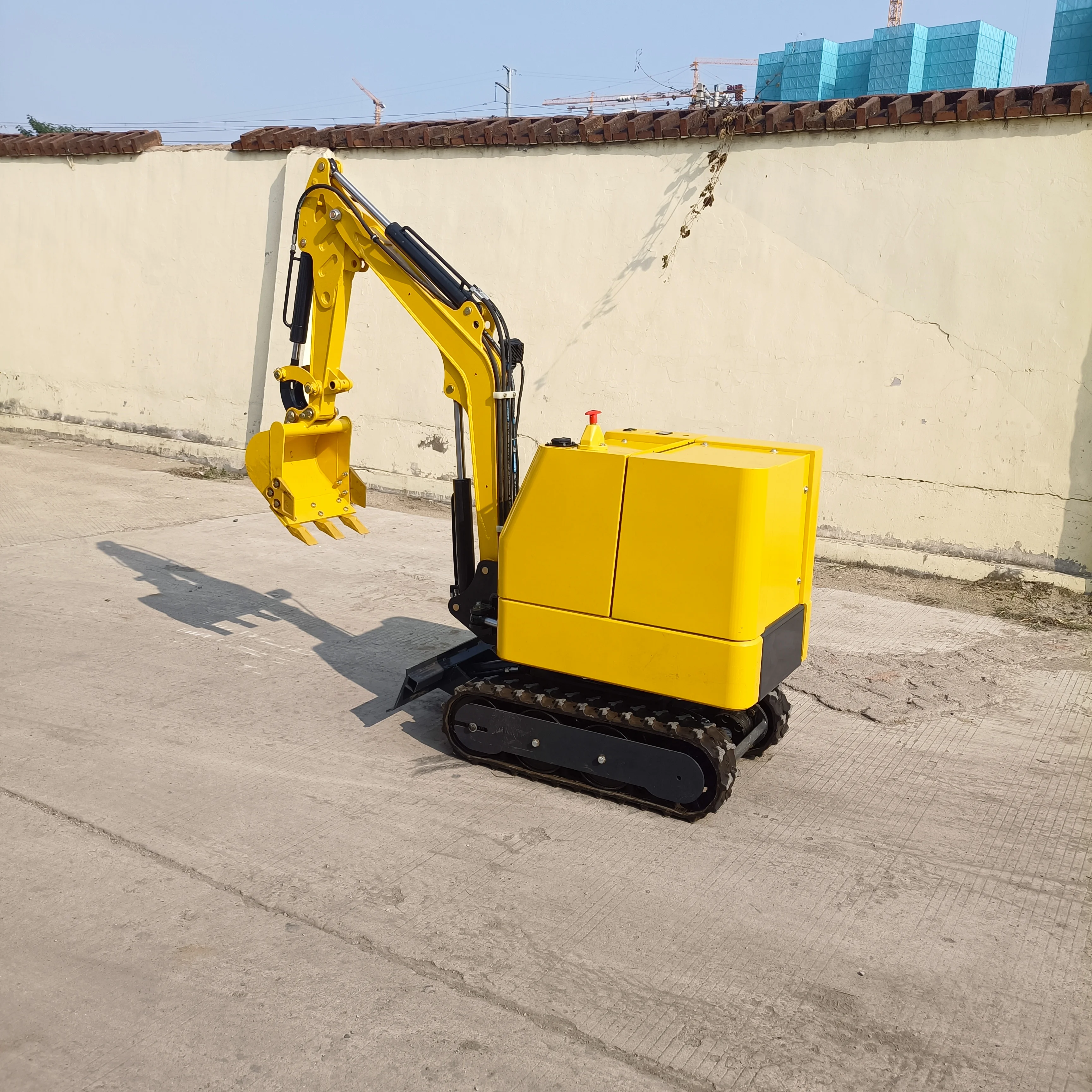 ANTS  brand  Powered by Lithium-ion Battery Fully Electric and Remote Controlled mini Excavator demolition robot