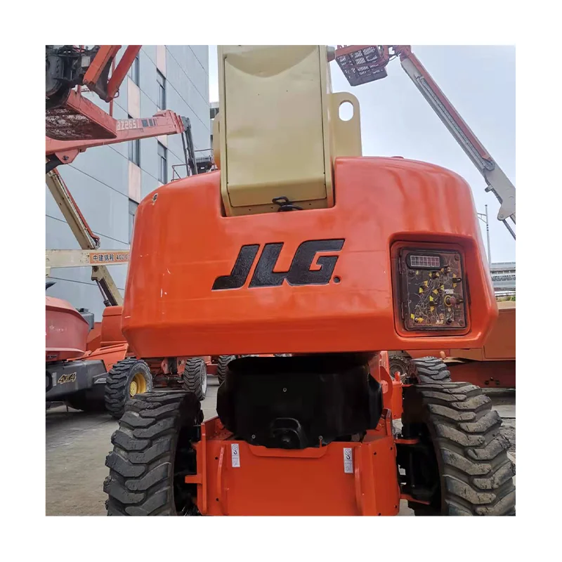 Низкая цена подъемник на платформе 41 м строительство высотный колесный JLG 1350SJP б/у