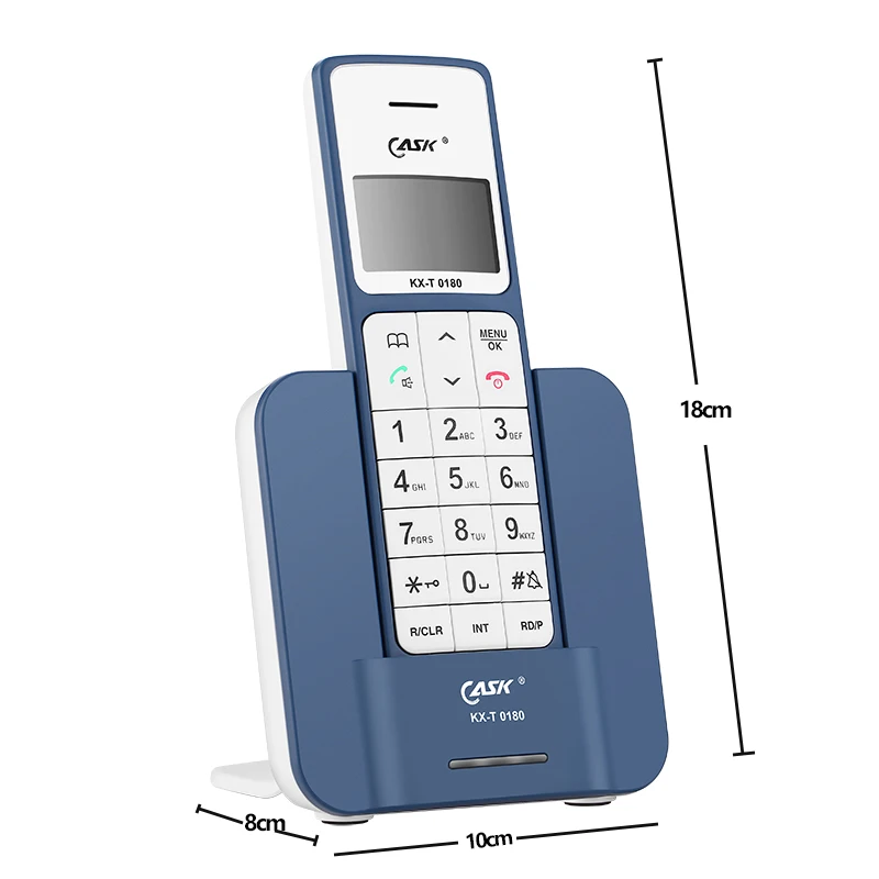 DECT6.0 расширяемый беспроводной телефонной системы с ЖК-дисплеем Caller ID стационарный телефон