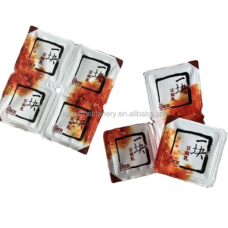 Small cup filling and sealing machine for butter jam filing blister packing machine