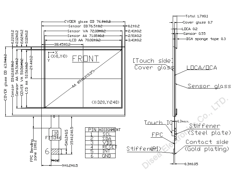 
OEM 2.8,3.5,4.3,5,7,10.1 inch lcd screen tft dis,play with Touch panel, capacitive resistive touchscreen 