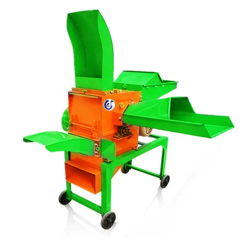 Multi-functional feed processing machines chaff cutter grass animal machine