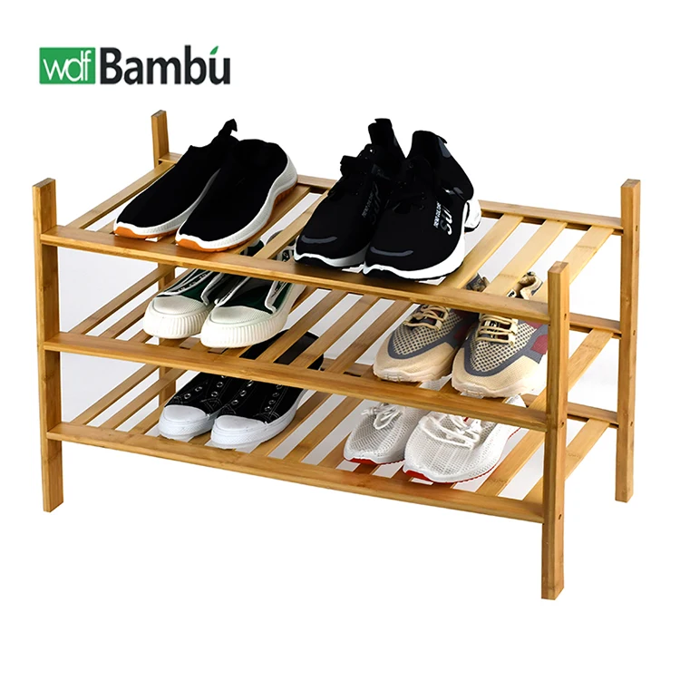 WDF классический стиль meuble chaussures zapatero para entrada многослойная стойка для обуви бамбуковые подставки повседневного использования в доме