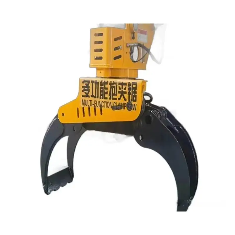 Chinese Grapple Saw Excavator Clamp Saw Attachment Grabber With Saw