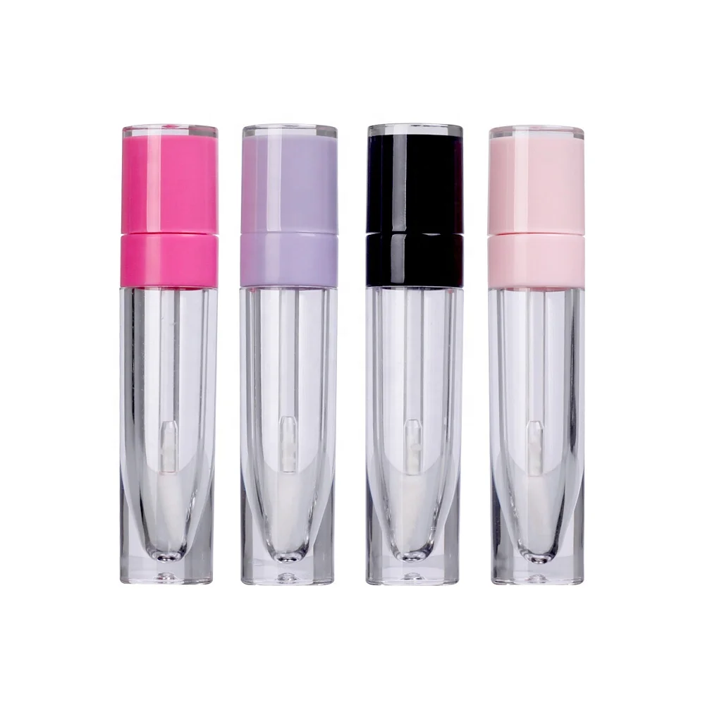 Wholesale Transparent Empty Plastic Lipgloss Tube Packaging
