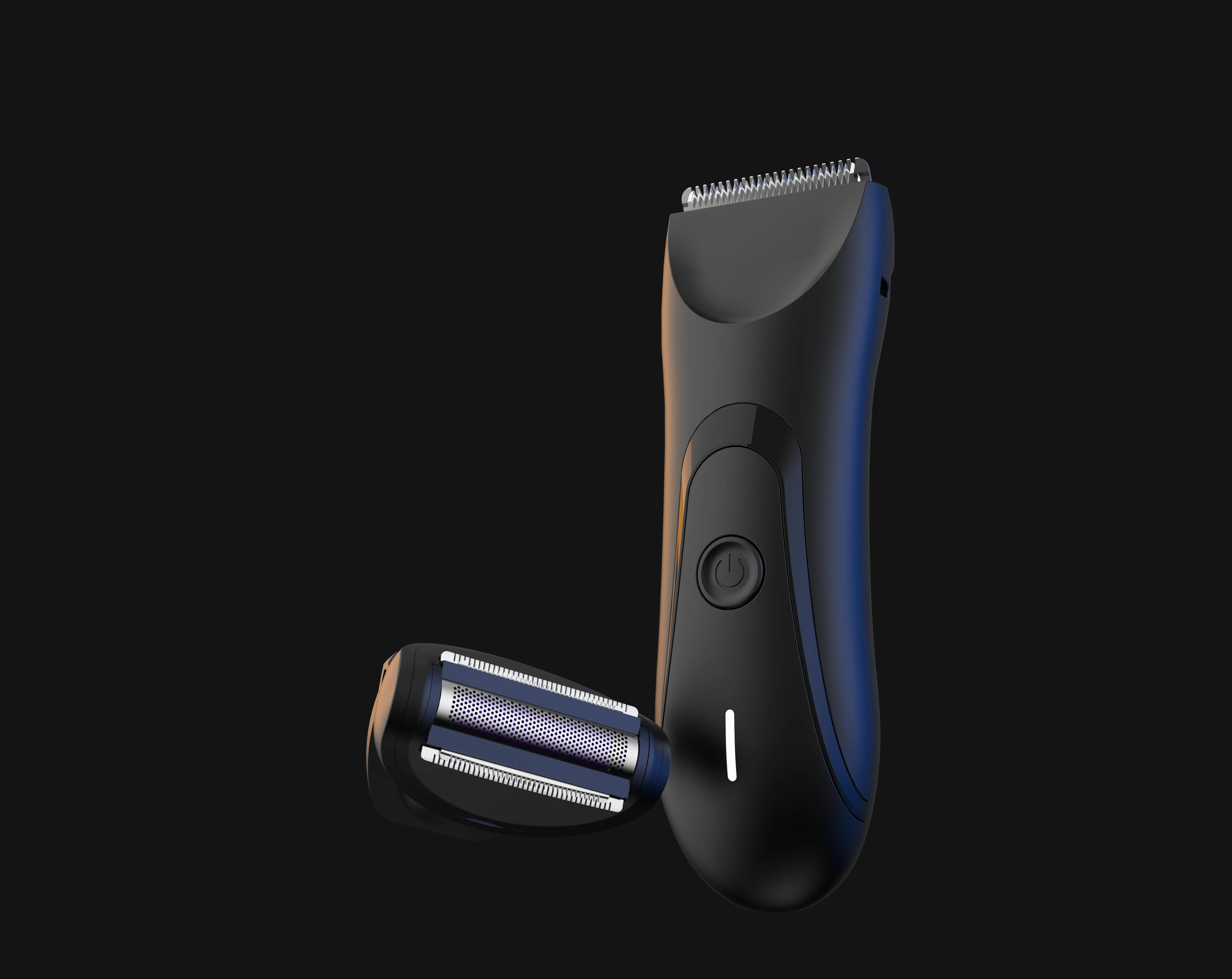 LILIPRO B1 Cordless Replaceable Ceramic Blade Balls Shaver for Sensitive Areas Body Hair Trimmer