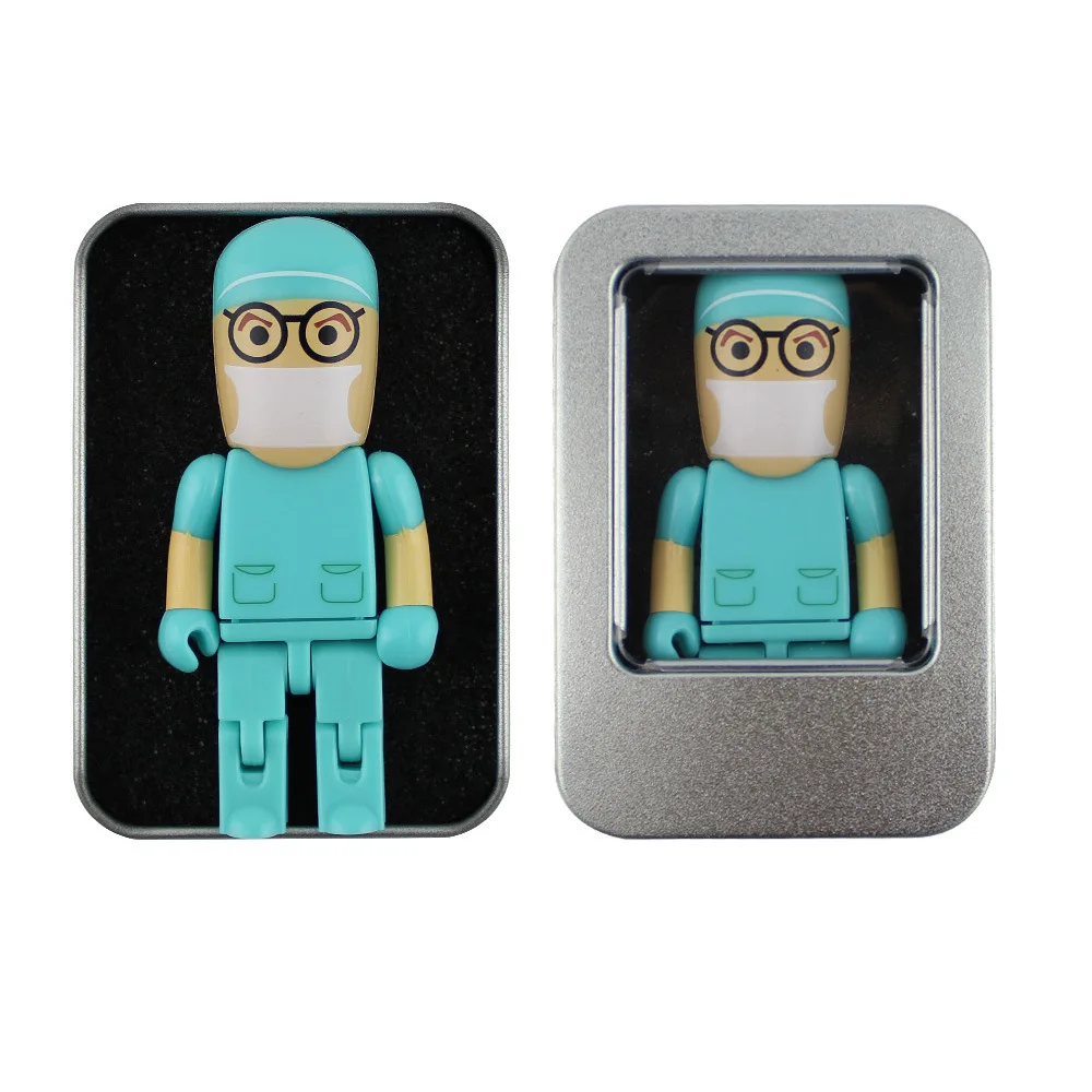 Hospital Plastic Doctor Usb Flash Drive Special Flash Memory Nurse Lawyer Policeman Usb 8GB Medical Pharma Pen Drive