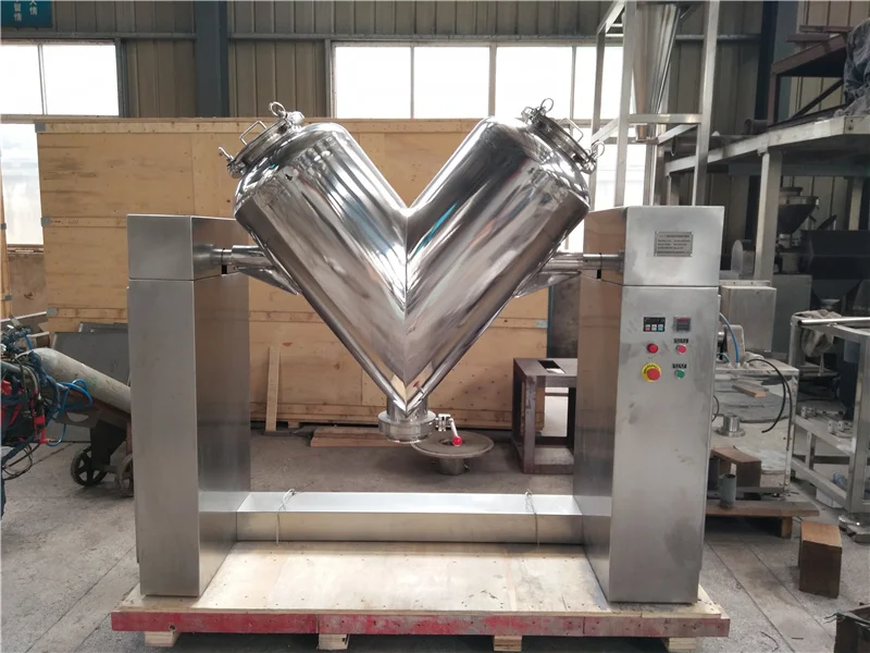 V-100 V Shape Powder Cone Mixer Machine V Shaped Mixer