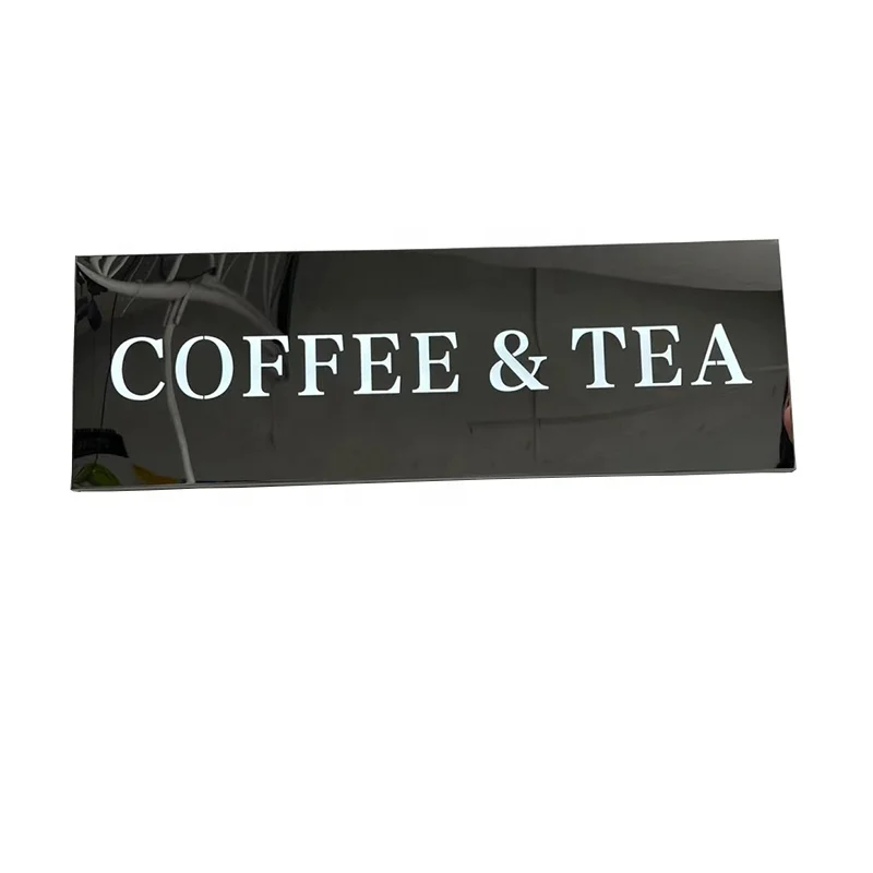 Customized Led Advertising Light Box Hollow Out Acrylic Light Box for Stores Beauty Salons