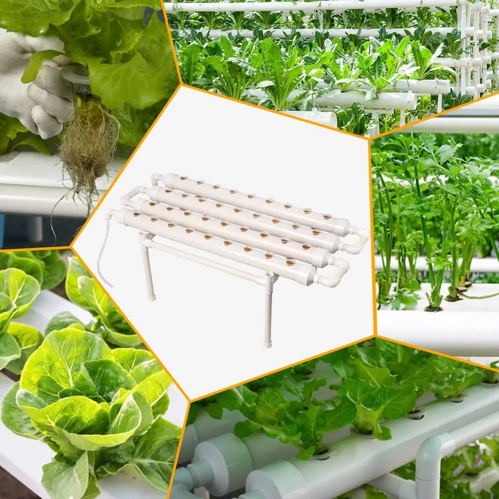 Indoor 3 Tier Hydroponics Systems Vertical Grow Tower Nft Channel Microgreen Growing System Hydroponics System