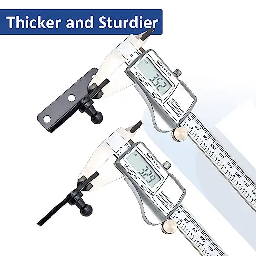 Black 10MM Ball Stud Mounting Bracket for Gas Struts Lift Supports Shocks Spring Prop