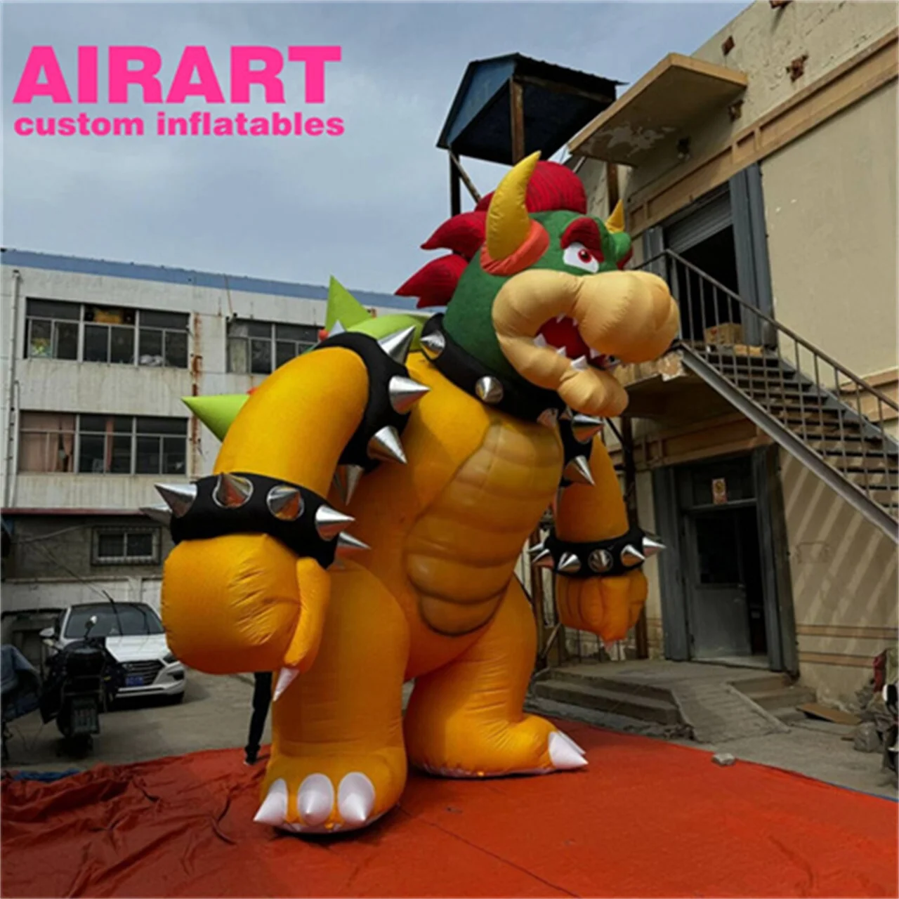 Animation decoration inflatable monster character, cheap inflatable turtle monster cartoon for advertising decoration