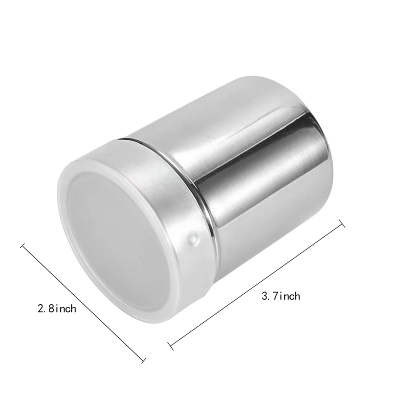 Сахарный шейкер из нержавеющей стали с мелкой сеткой, сахарный порошок, какао мука, шоколад, кофе, сито для дома