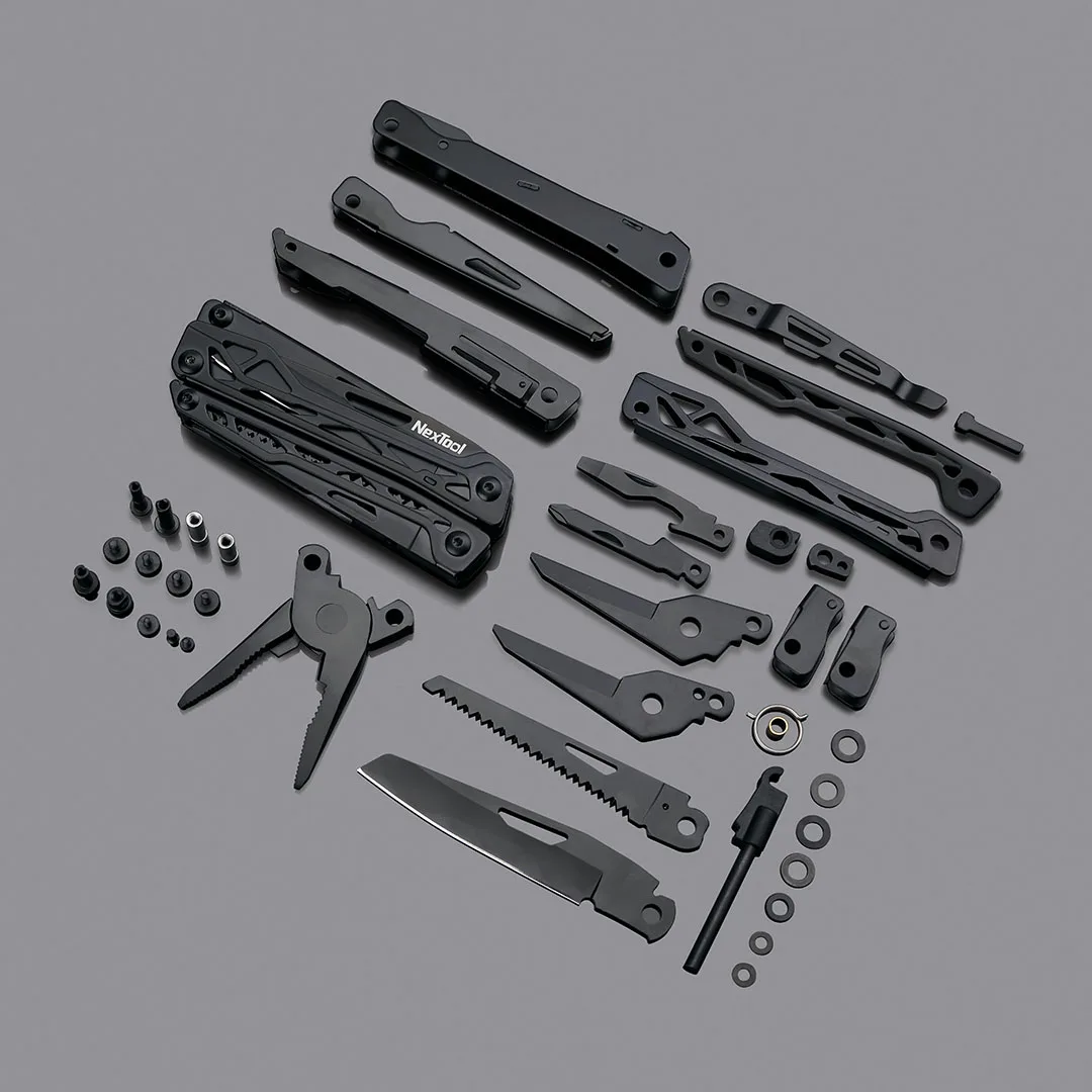 
xiaomi NexTool multi-functional knife portable durable black folding knife 