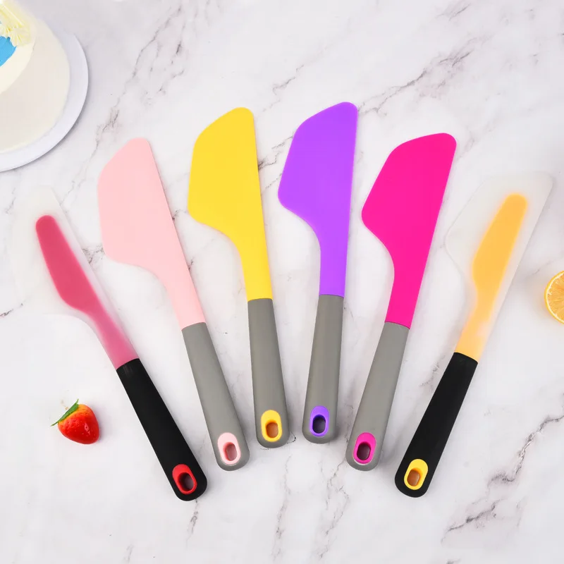 Baking cake kitchen pancake Bowl Scraper Pastry Silicone Ice Cream spatula