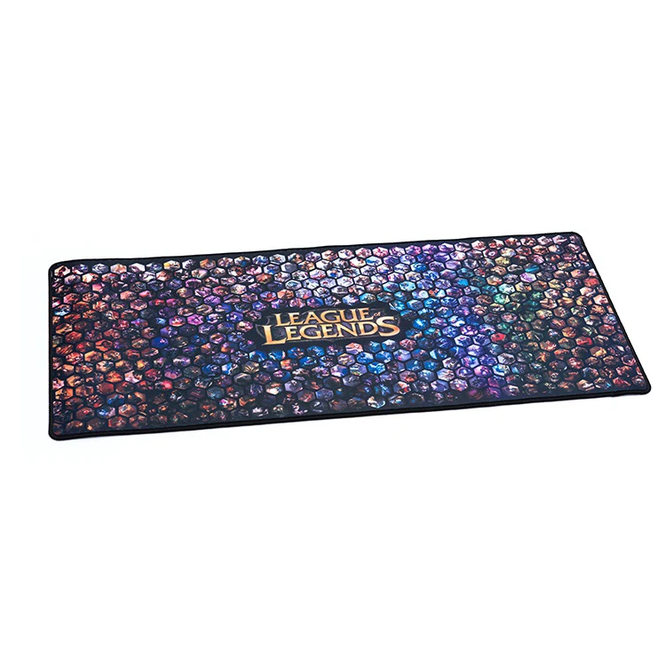 Hot Sale Large Rubber Anti-slip Custom League Of Legends Figure Printed Gaming Mouse Pad