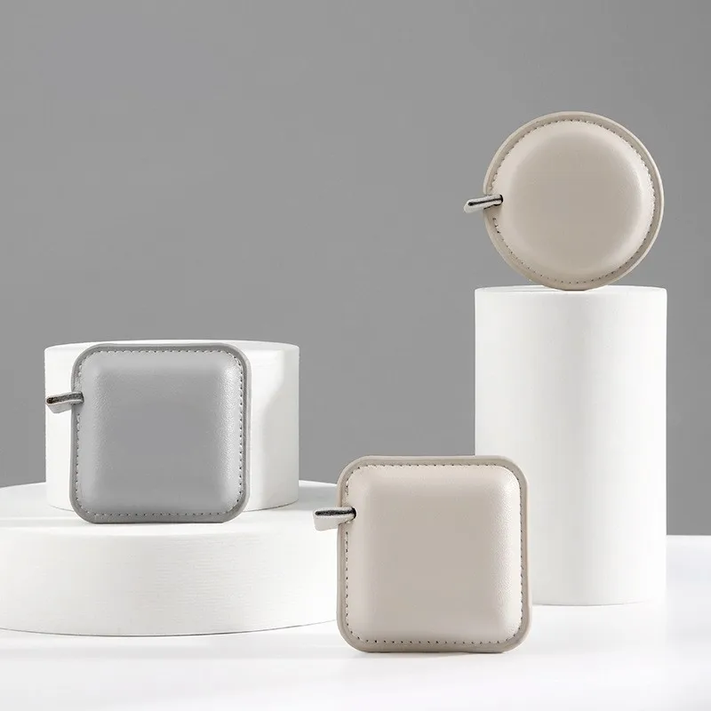 Factory Supply Leather 1.5M Round Portable Mini Tape Measure With Logo Custom