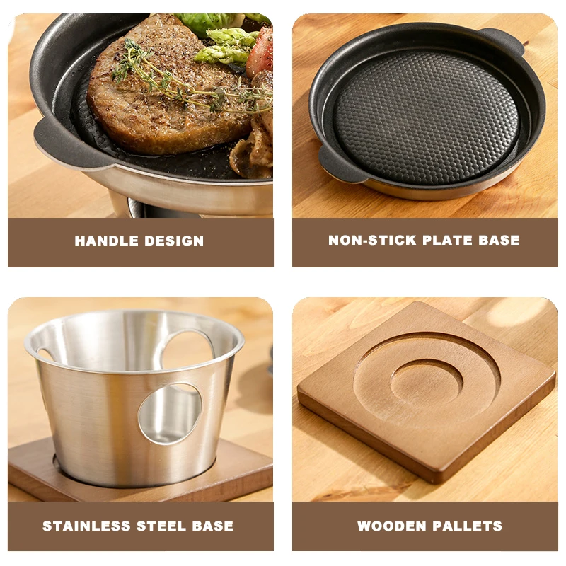 Portable Barbecue Alcohol Oven Stove Furnace Kitchenware Cooking Utensil for Outdoor Picnic