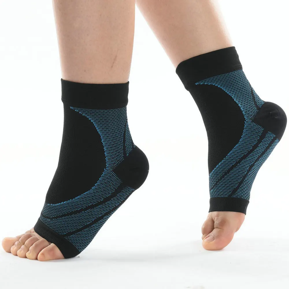 Cmax Open Toe Compression Socks Ankle Sleeves Toeless Compression Foot Neuropathy Socks
