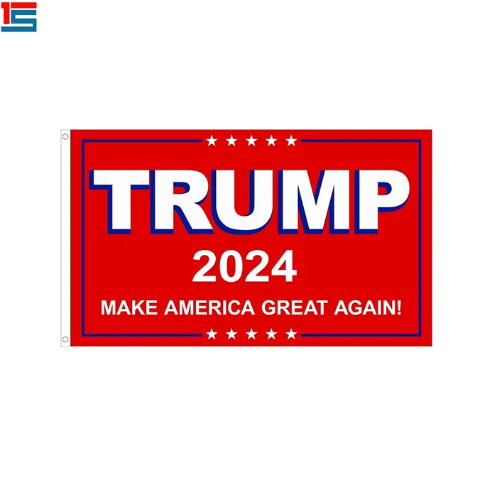 3x5ft polyester Trump 2024 red flag