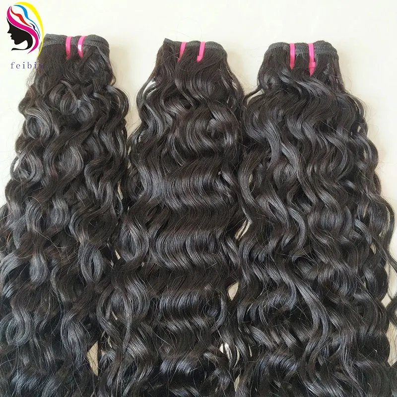12a Water Wave Double drawn Fumi raw brazilian vietnamese indian virgin vendor 100% human hair bundle