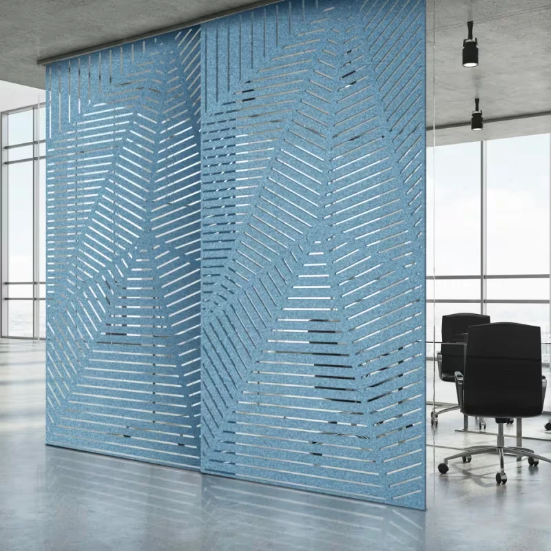 Master Acoustic Leisure Area Decoration Flexibly Divides Space Pet Screenhanging Polyester Felt Wall Panels Room Dividers