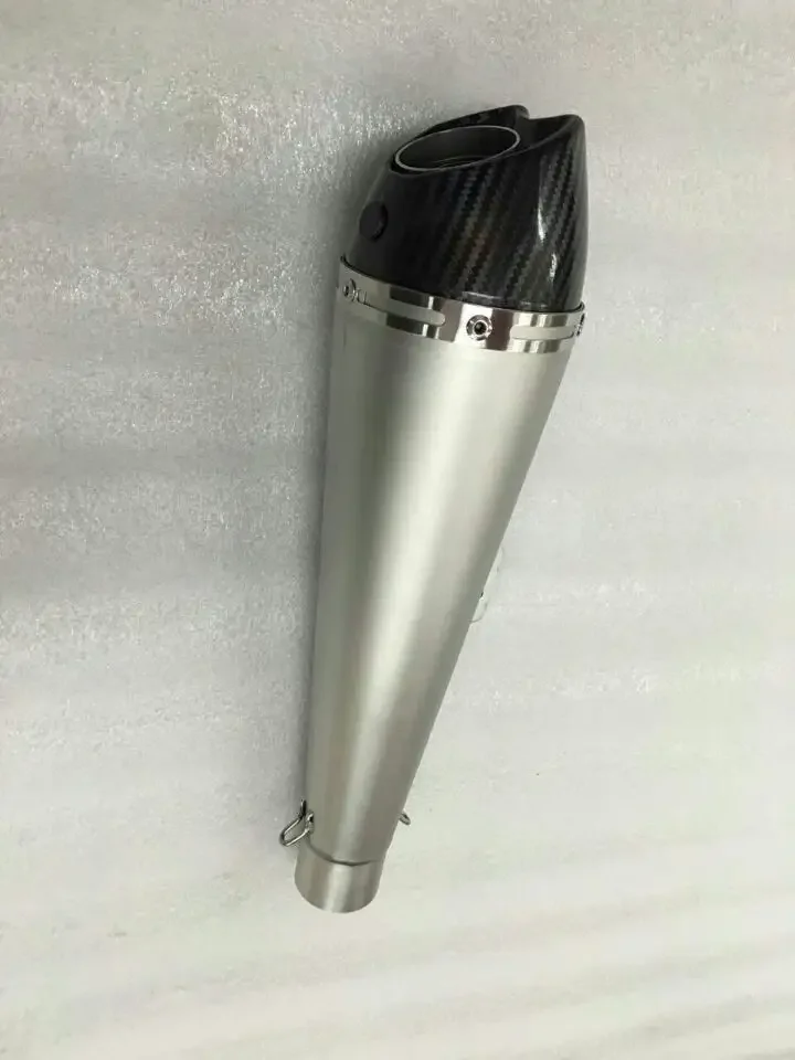 middle small hexagonal shape universal muffler silencer for the scooter motorcycle