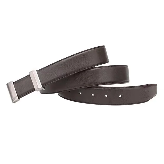 Factory wholesale 18018 Commercial casual style PU leather mans wallet & belt business gift set