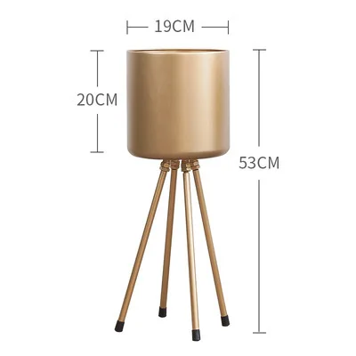 Floor Vase Living Room Balcony Interior House Decor Vase New Florero De Metal Decorativo Metal Large Gold Vase Floor Decoration