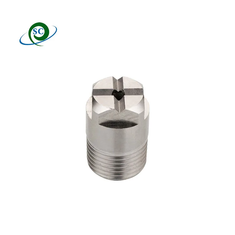 High Pressure Solid Cone Standard Spray Angle Jet Nozzle Foursquare Full Nozzle