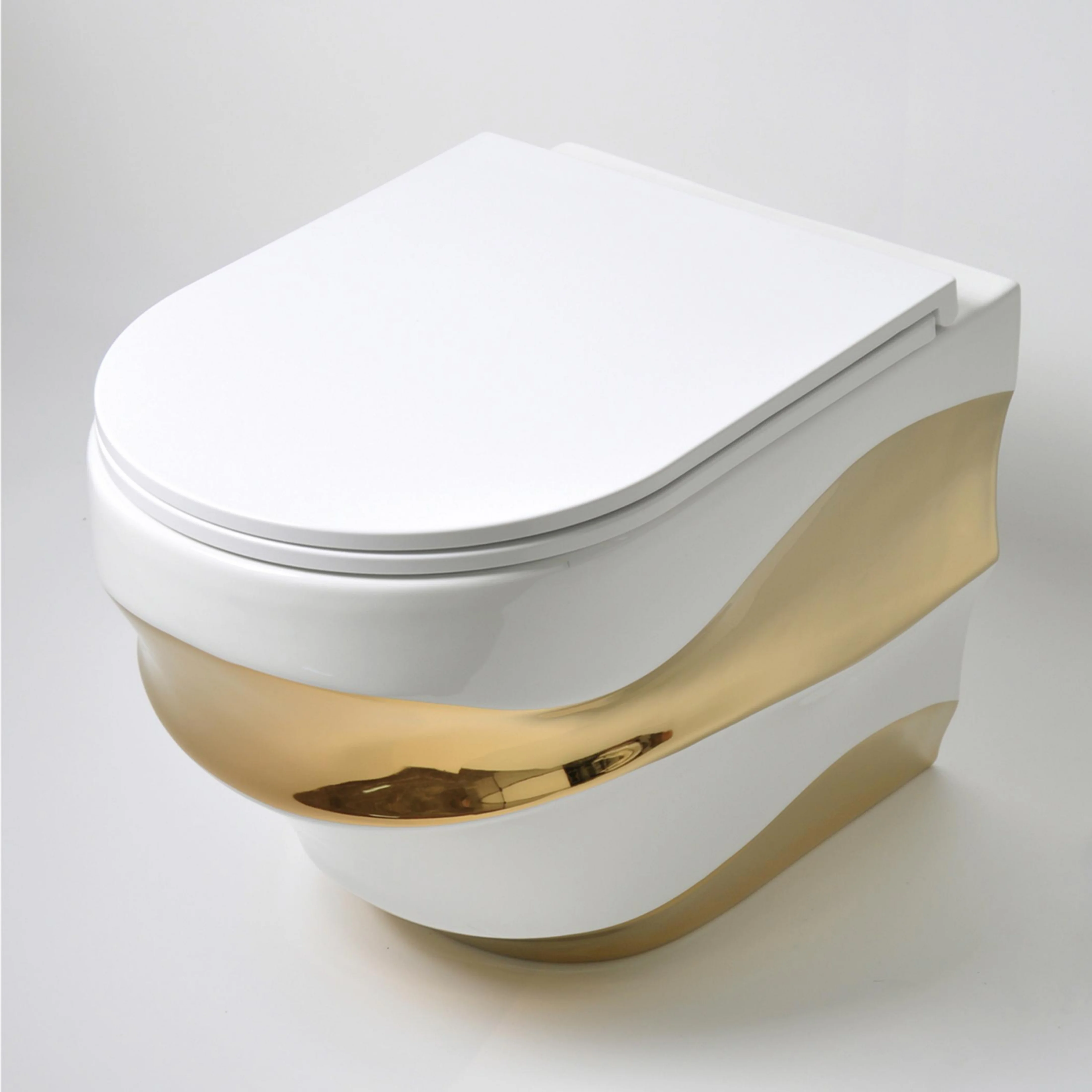 Factory golden rimless bathroom wholesale hanging wc water closet toilets ceramic wall hung toilet