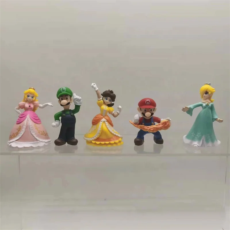 DOULUO 18PCS/Lot Super Mario Yoshi Dinosaur Figure toy PVC Action Figures