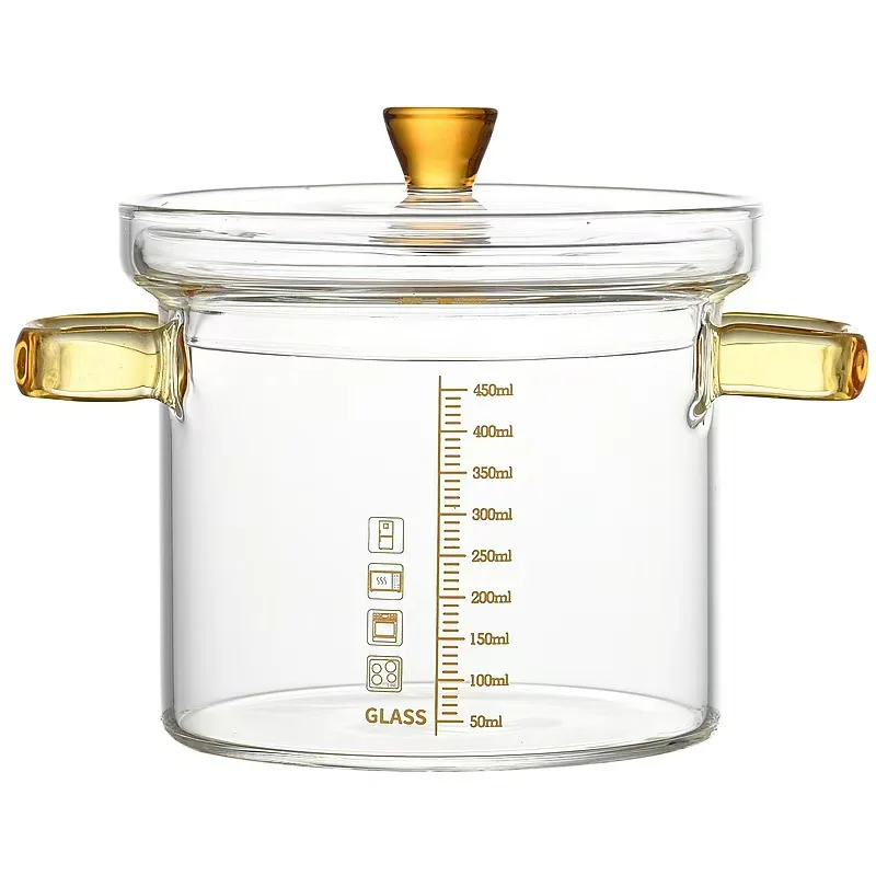 150ml 300ml 450ml High temperature resistant special bowl baby food utensils kitchenware pot Glass bowl glass cooking pot