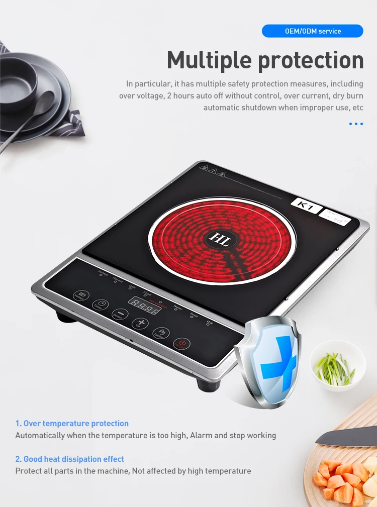 Hot Sell Soft Touch Control Induction Cooktop Electric Hotplate Induction Cooker