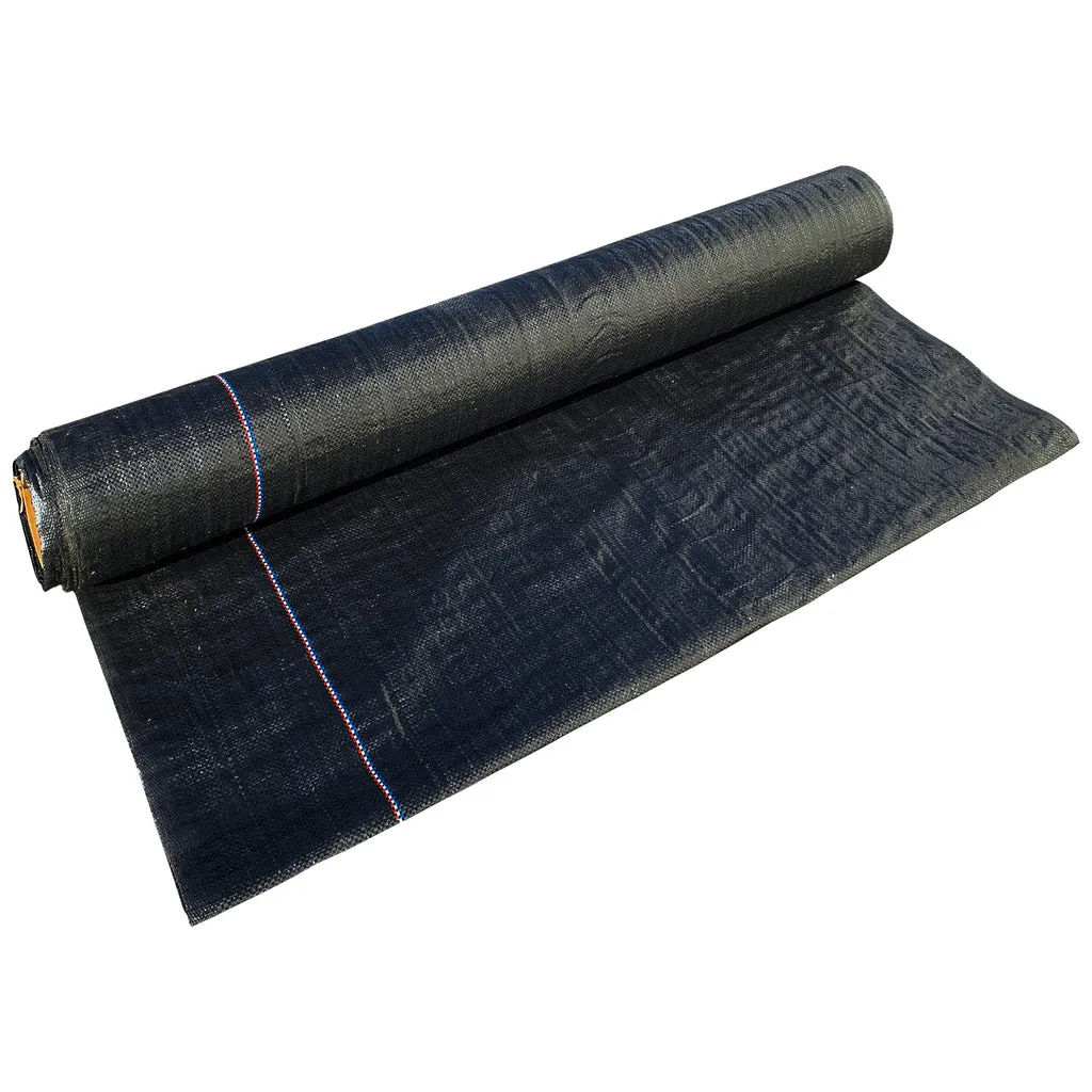 2022 Hot Sale Wholesale Supplier Woven Weedmat Ground Cover Pp China Weed Mat Black Woven Geotextile Use For Agricultural Anti-g