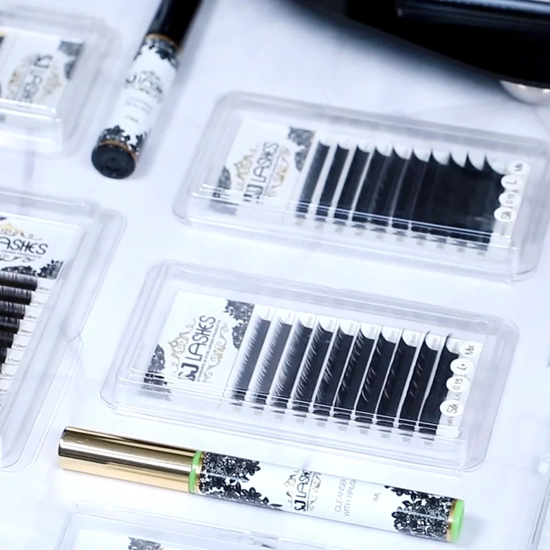 Eyelash factory private label korean eyelash extensions free samples accepted