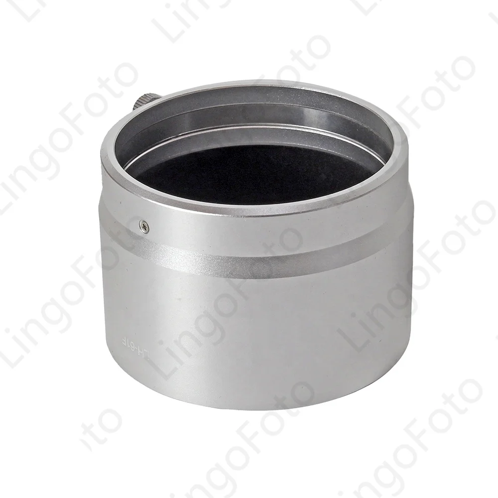 Metal Lens Hood 58mm Protector for OLYMPUS M.ZUIKO DIGITAL ED 75mm F1.8 Replaces LH-61F