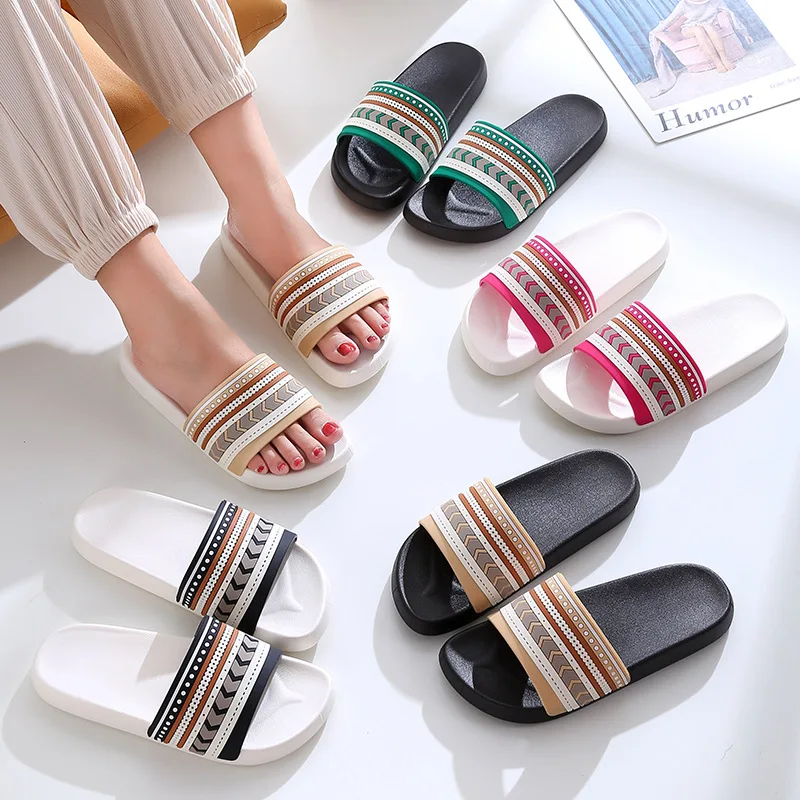Different style New massage female summer home bathroom non- bathing couple ladies sandals and slippers