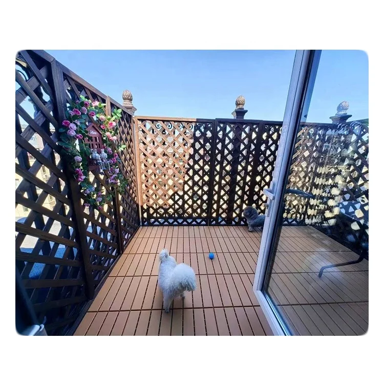 Plastic Deck Tile Balcony Terrace Garden Patio Flooring Interlocking Decking floor