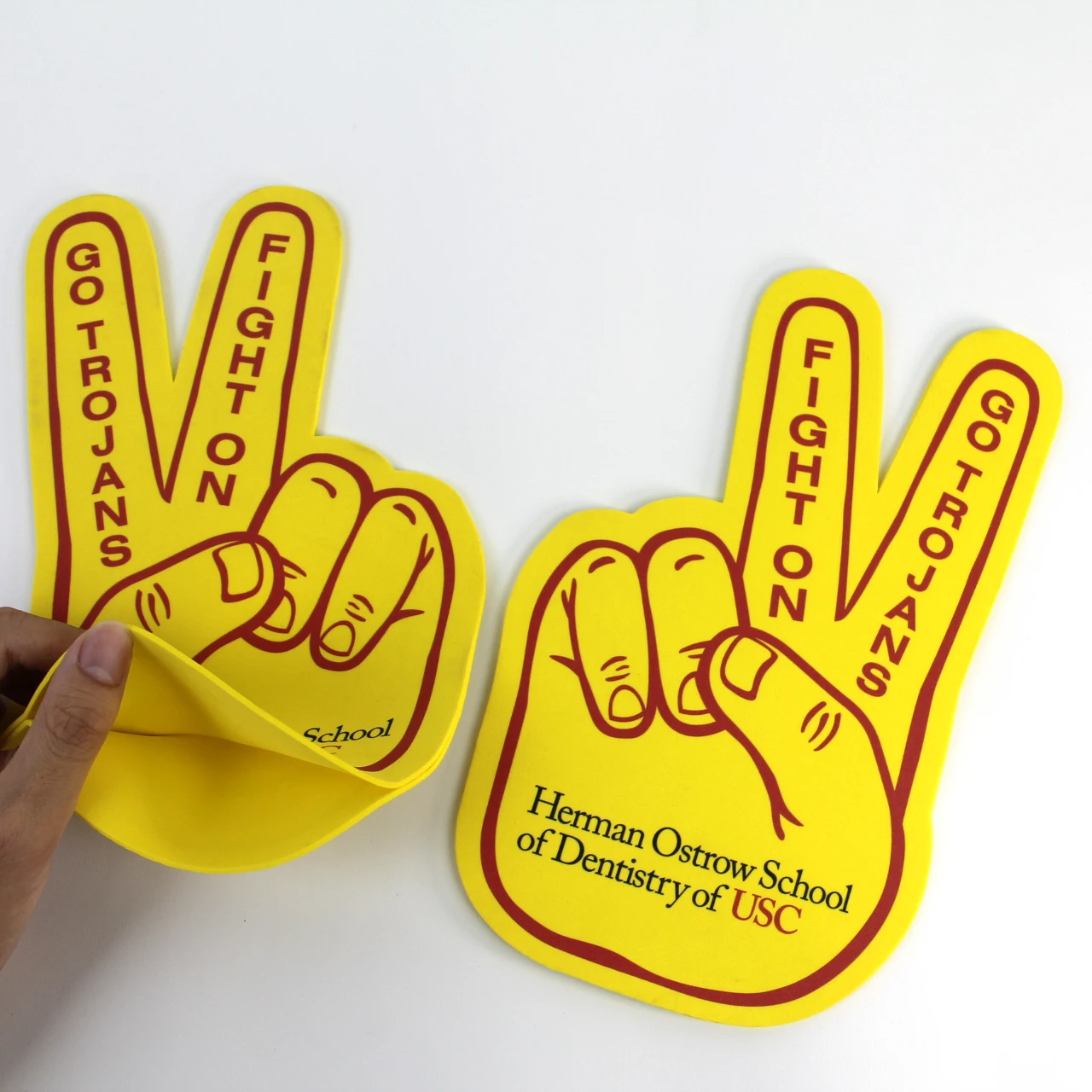 Promo Cheap Price High Quality EVA Foam Hand Palm Foam Fingers for Sports and Concert Cheering