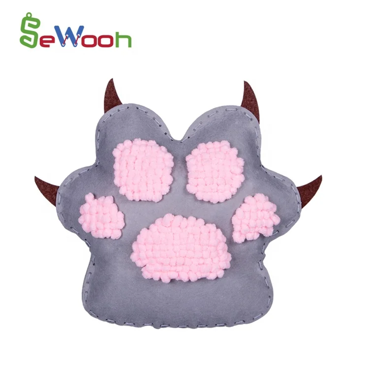 2020 new handmade educational creative loopy sewing plush crochet DIY sewing toy for kids