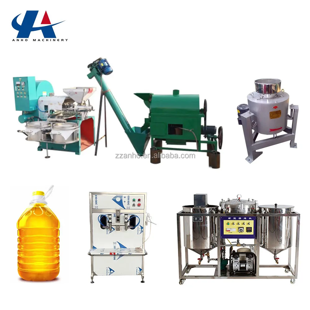 Edible Cooking Palm Oil Machine Coconut Sunflower Tabasco Edible Oil Machine Filling Capping Line