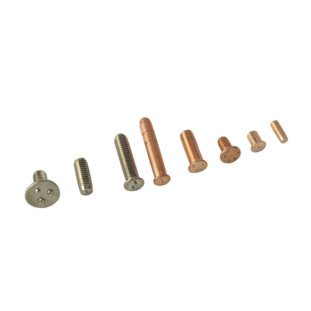 
ISO13918 capacitor discharge external thread steel copper plated weld stud 
