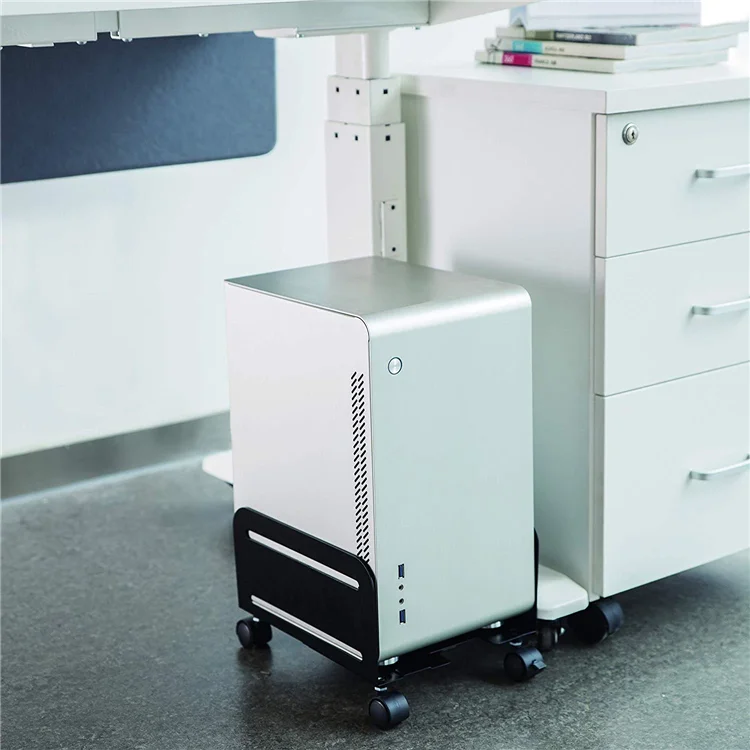 ADJUSTABLE COMPUTER TOWER, CPU STAND CART AND MOBILE PC HOLDER