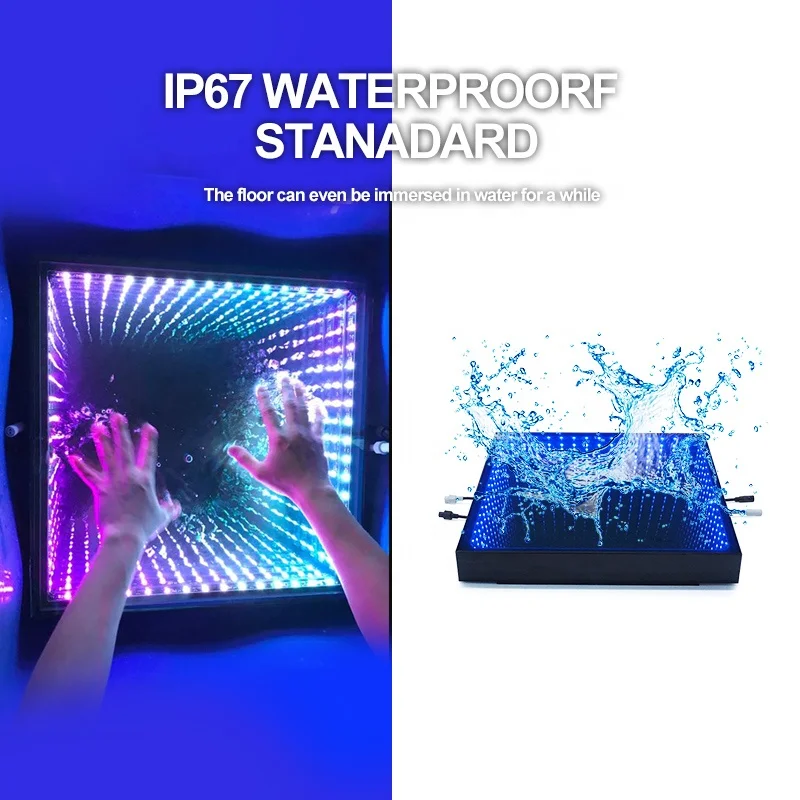  Хит продаж декорация для мероприятий WIFI контроль бесконечное зеркало 3D LED