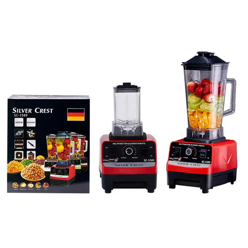Silver Crest Commercial Kitchen Blender Fresh Orange Industrial Grinder Extractor and Smoothie Juicers Machine Mixers Blender