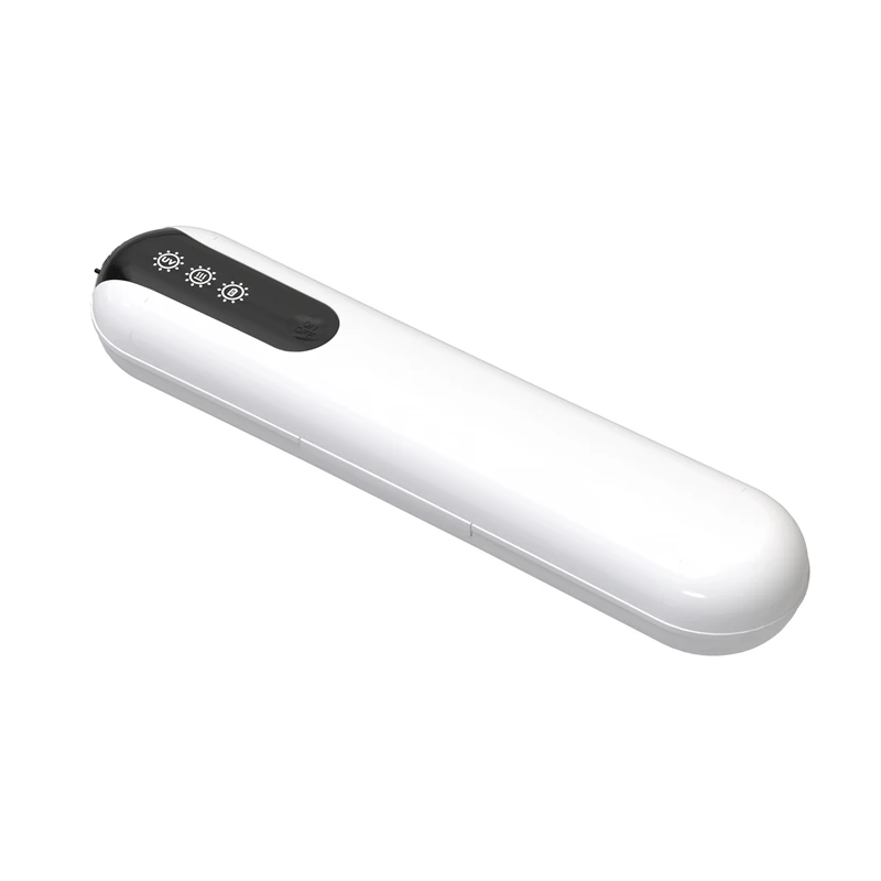 Portable toothbrush Chopsticks spoon storage box with ultraviolet sterilization and drying function Carry UV disinfection lamp